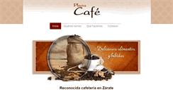 Desktop Screenshot of plazacafezarate.com